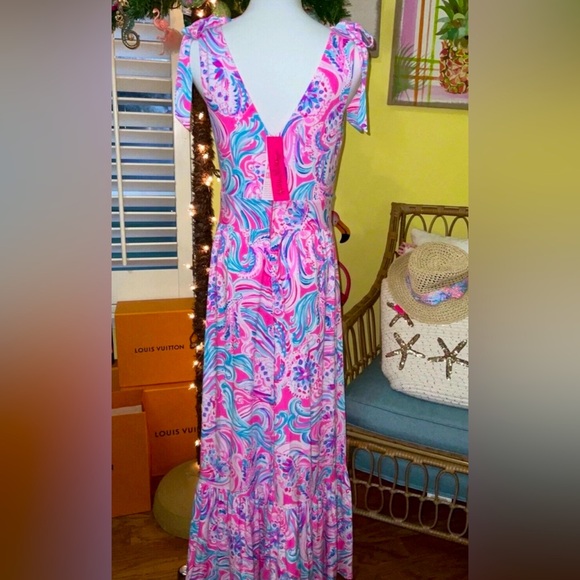 Lilly Pulitzer NWT Maxine Dress Midi Dress 🦄 Don't Be Jelly Size 10,12 - Picture 4 of 9